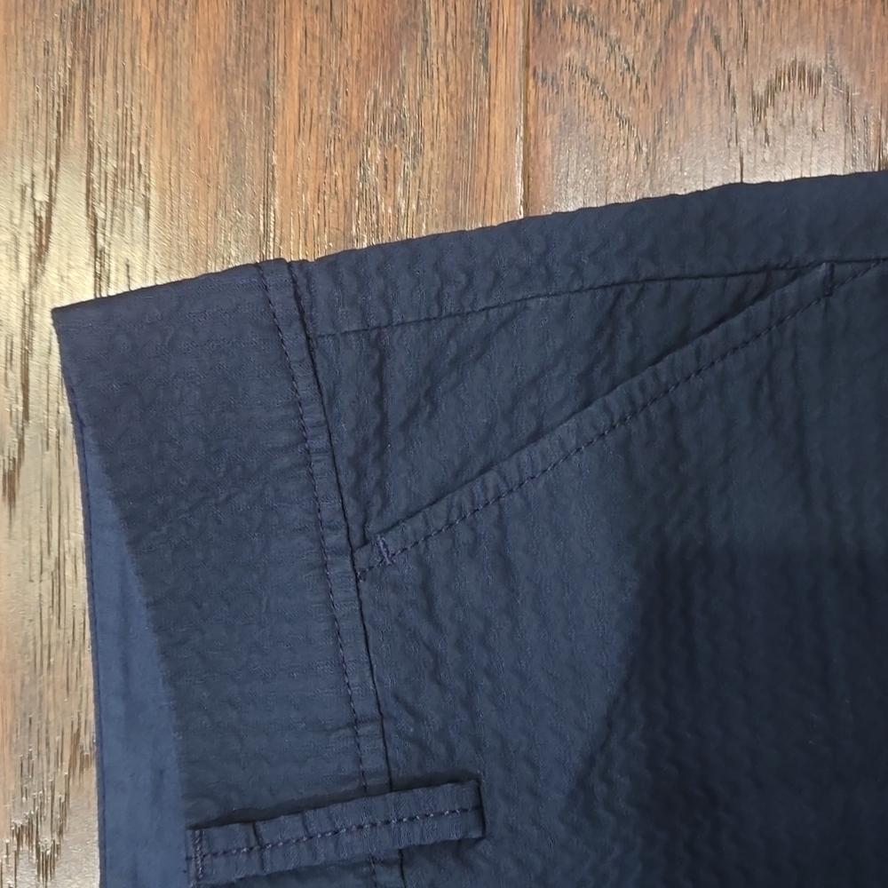 LILY PULITZER 5" CALLAHAN JACQUARD SHORT SHORTS TRUE NAVY BLUE SIZE 2 - Picture 10 of 12